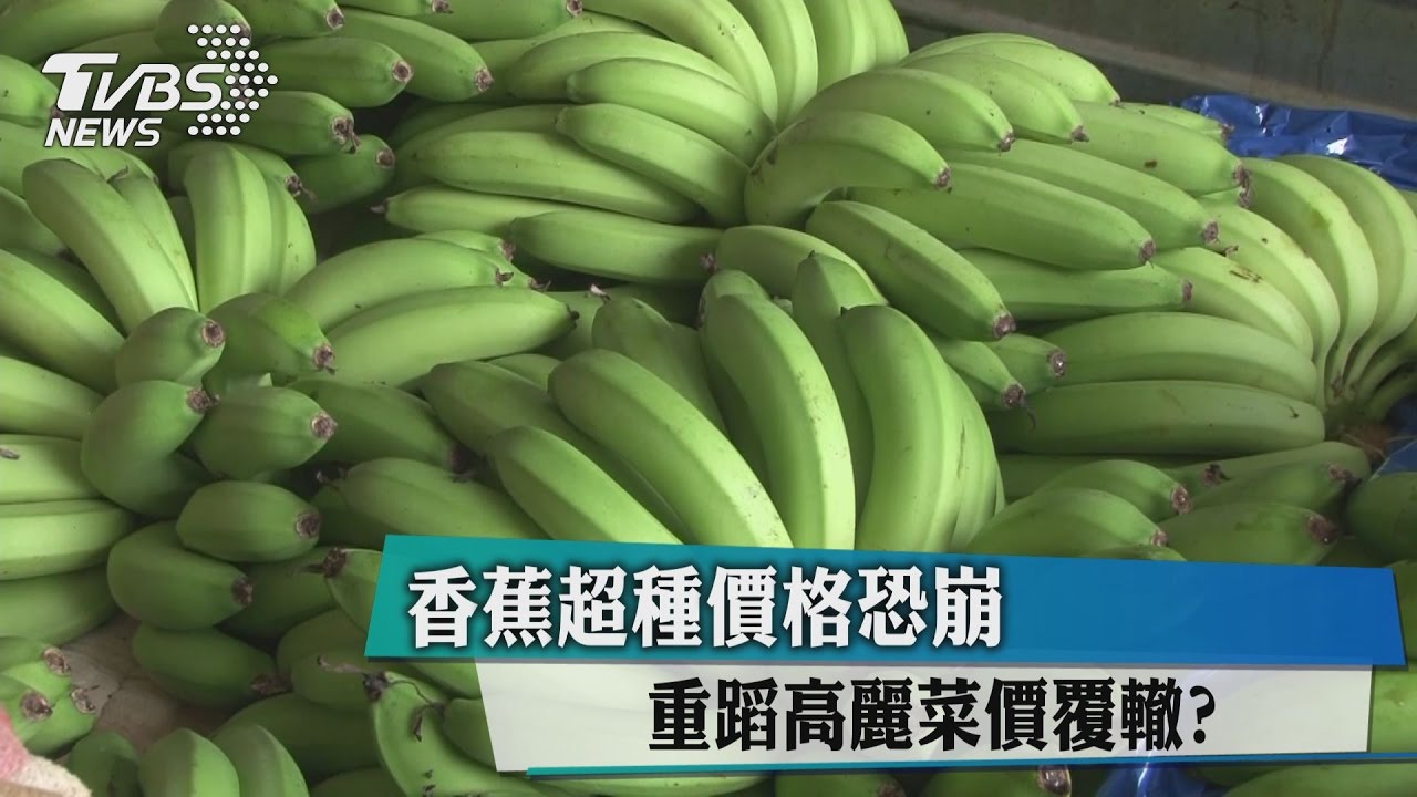 香蕉超種價格恐崩 重蹈高麗菜價覆轍?