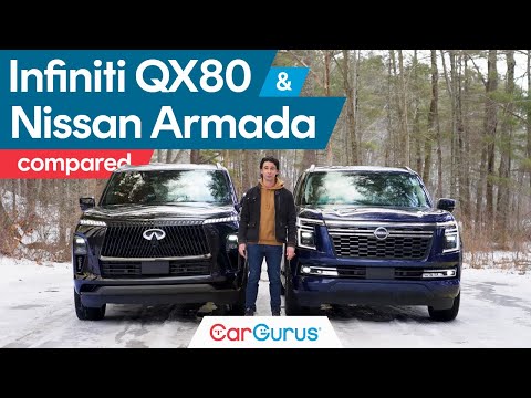 2025 Nissan Armada vs 2025 Infiniti QX80