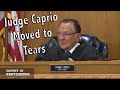 Judge Caprio Gets Emotional