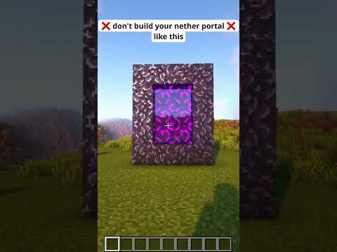 Minecraft: Cool Nether Portal Design!