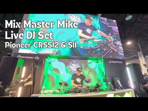 Mix Master Mike (Beastie Boys)  Live  DJ set NAMM 2026 | Pioneer AlphaTheta | Pioneer CRSS12 DJM-S11