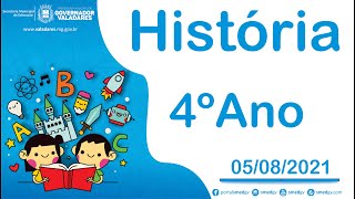 A formação do povo brasileiro - 4º Ano - 05/08/2021