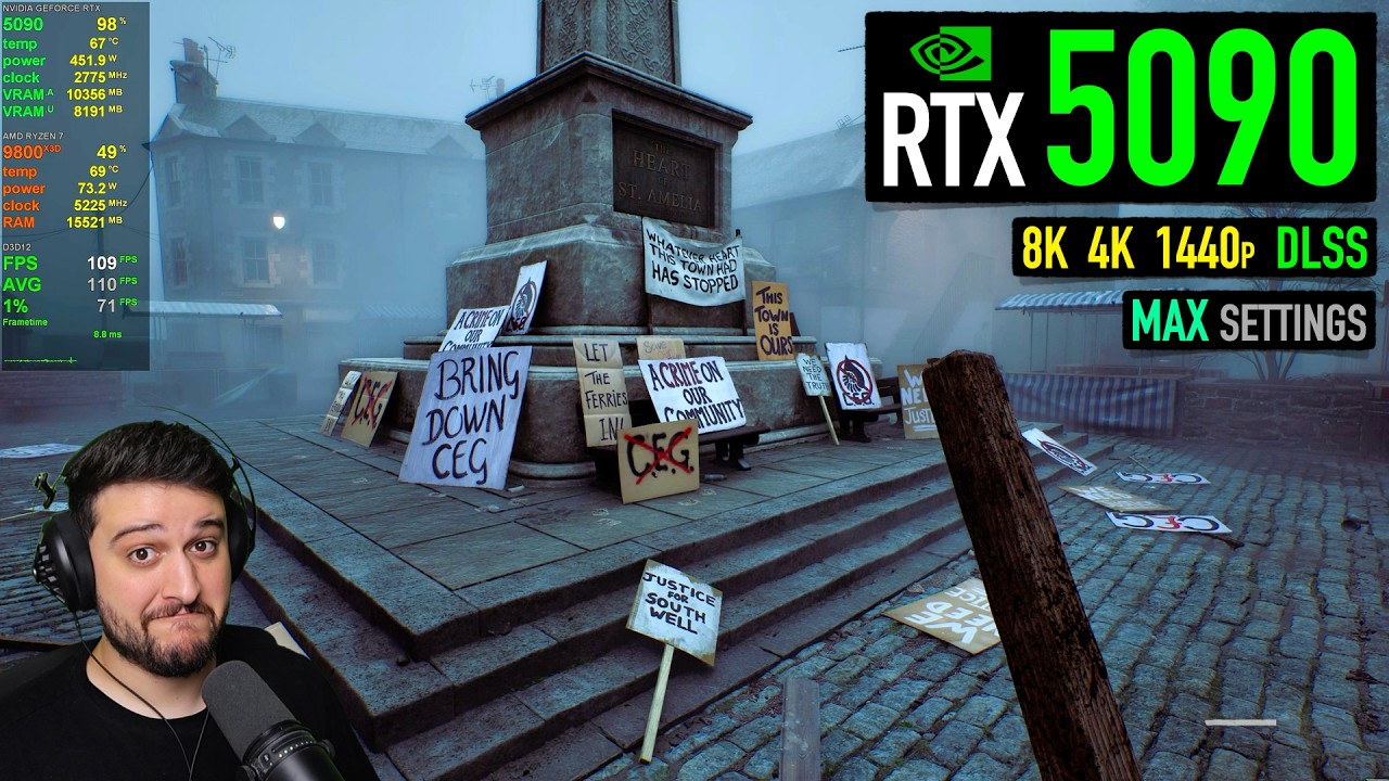 RTX 5090 - SILENT HILL: Townfall - Amazing Graphics, Needs Stability.