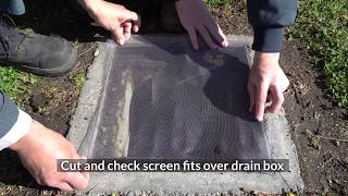 DIY Mosquito Exclusion - Yard Drains