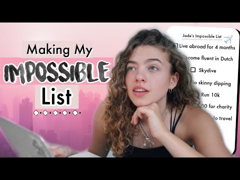 Reviewing My Impossible List: make an actionable bucket list with me! 🦋