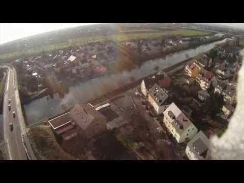 Dji Phantom flug über Ilvesheim