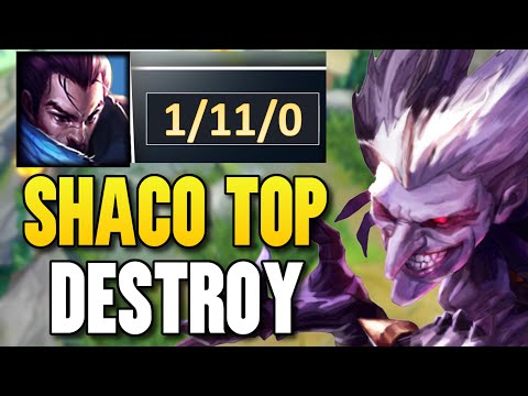 I MADE YASUO GO 1/11 WITH MY SHACO TOP!! (HILARIOUS) - Pink Ward Shaco