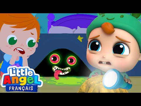 J'ai peur des monstres sous mon lit - Comptines pour Bébé | Little Angel Français