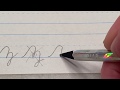 Lowercase "z" in cursive
