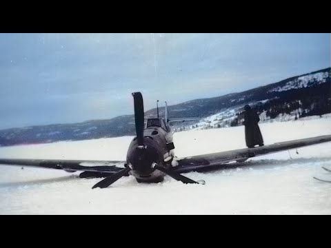 1942 Messerschmitt on lake Sperillen Norway