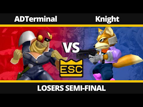 ESC 31 - Losers Semi-Final - ADTerminal (Captain Falcon) Vs. Knight (Fox) - SSBM Local Tournament