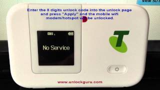 Unlock Huawei E5372 4G Mobile WiFi/Hotspot