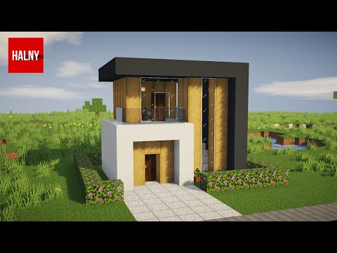 Small modern house in Minecraft - Tutorial