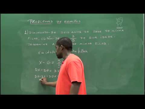 Exercícios sobre Equações 5 - Aula 37