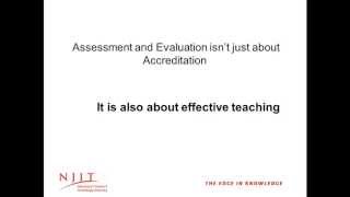 NJIT - Learning Outcomes Workshop