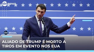 Charlie Kirk, aliado de Trump, morre após ser baleado em evento nos EUA | #SBTBrasil