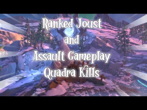 SMITE XBOX 1 MONTAGE 24 • RANKED JOUST AND ASSAULT GAMEPLAY • QUADRA KILLS
