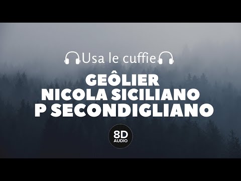 Geôlier ft. Nicola Siciliano - P Secondigliano (8D Audio)
