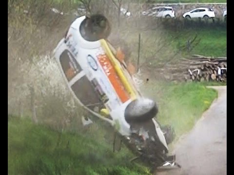13° Benacus Rally 2015 Crash Renault Twingo