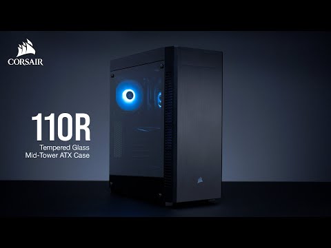 CORSAIR 110R Tempered Glass Mid-Tower ATX Case