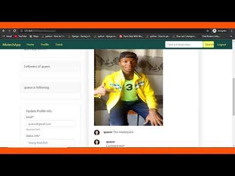 Django Social Media/Network Full Project - Source code