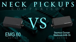 Video thumbnail for EMG 60 vs BLACKOUTS - Active NECK Pickup Guitar Tone Comparison / Review by Mike Stamper