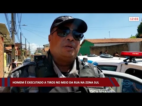 Homem eÌ executado a tiros no meio da rua na zona sul 24 08 2021