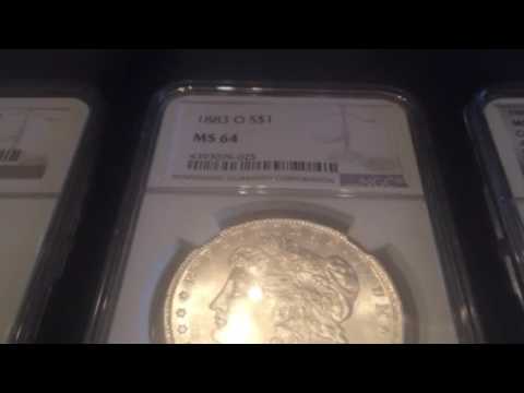 NGC Graded MS 64 Morgan Dollar Collection