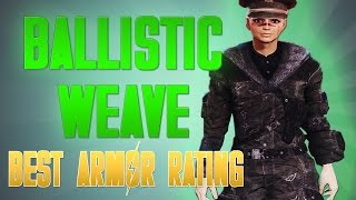 Fallout 4 BEST Armor Rating - How to get Ballistic Weave!