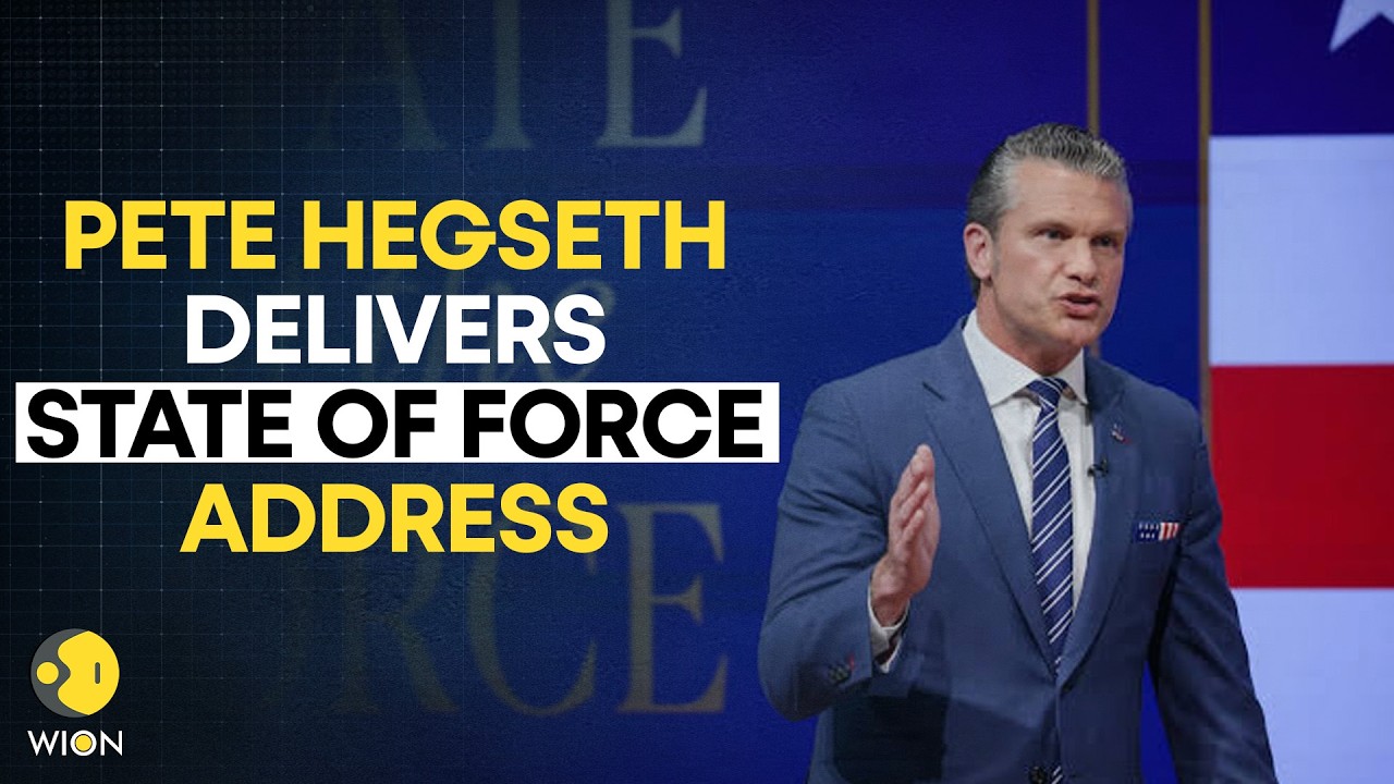 LIVE: Pete Hegseth Delivers ‘State Of The Force’ Address, Announces Major US Military Initiatives