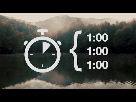 Guided Wim Hof Breathing Session - 1 minute breath holds, 3 rounds