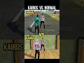 Kairos VS Normal Kairos Character Ability Test Free Fire New Character Srikantaff