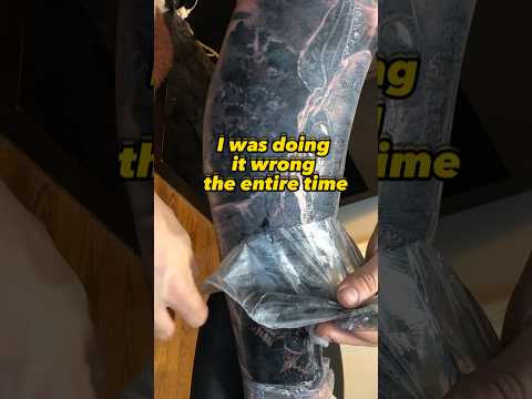 Saniderm rep SHARES his easy & painless method on removing second skin 🤯 #justinked #saniderm