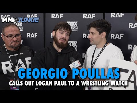 Georgio Poullas CALLS OUT Logan Paul for a wrestling match at RAF