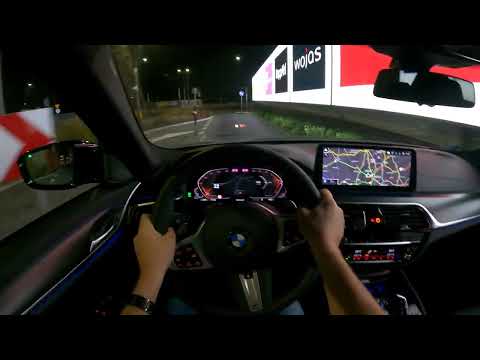 BMW 5 TEST SÜRÜŞÜ / BMW 5 2021 NİGHT / BMW 5 540D