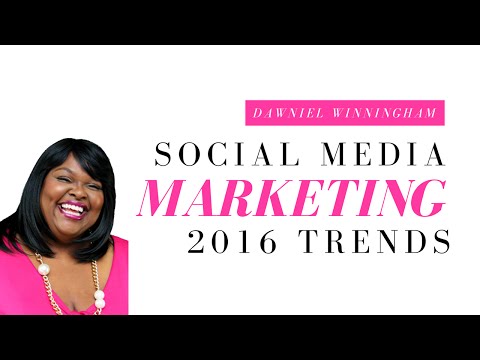 Social Media Marketing 2016 Trends