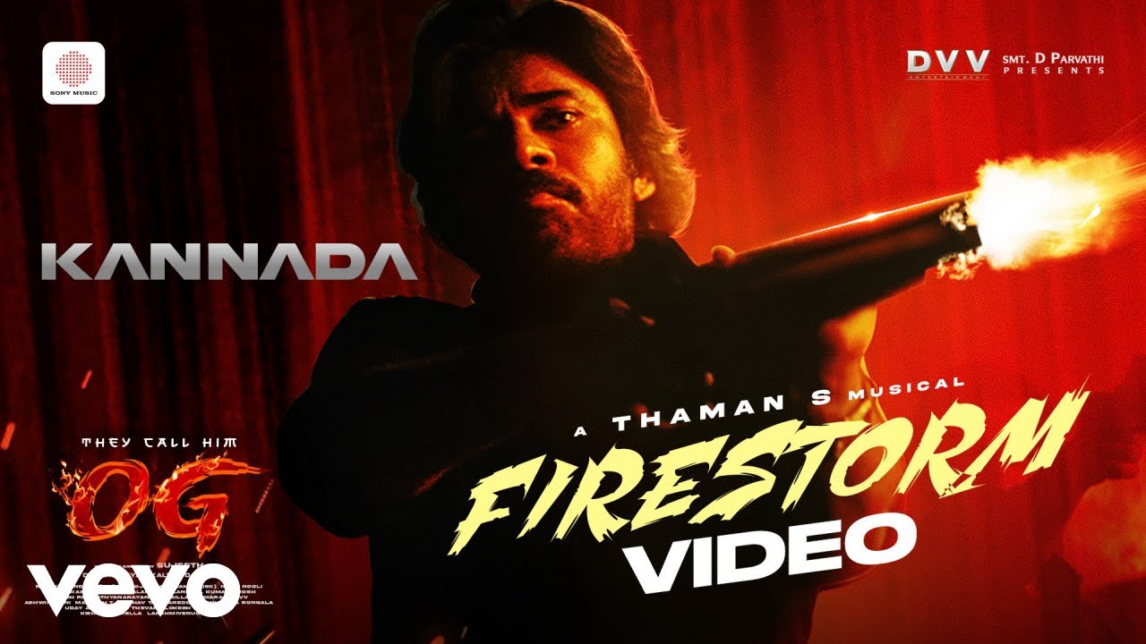 They Call Him OG (Kannada) - Firestorm Video Song | Pawan Kalyan | Thaman S