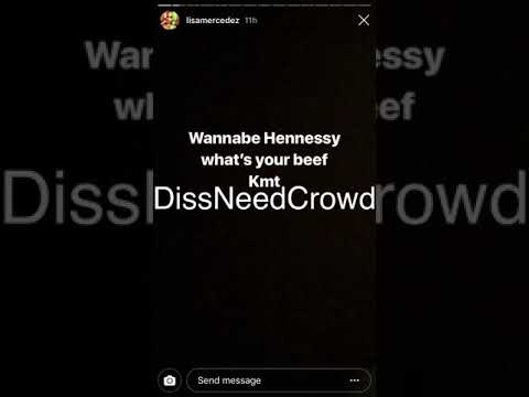 Lisa Mercedez fighting with Stefflondon sister Shemara London saying she a wannabe Hennessy