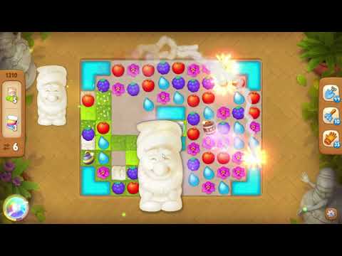 Gardenscapes 1310 Level - 20 moves - NO BooSTERS