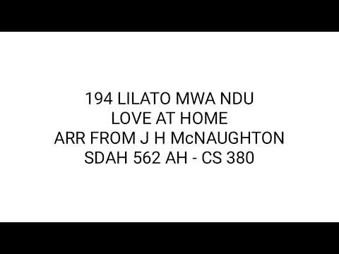 194 LILATO MWA NDU - Tune and Hymn Lyrics | Hymns In Lozi