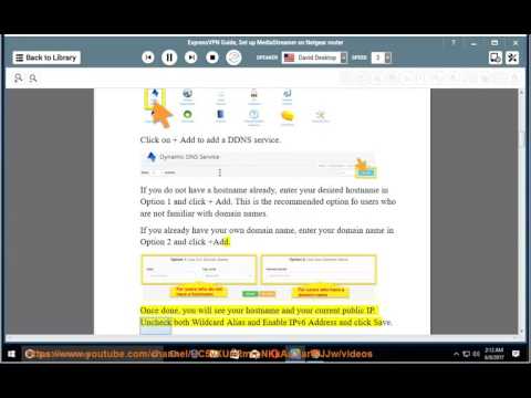 ExpressVPN Guide: Set up MediaStreamer on Netgear router Video