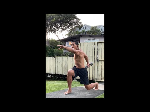 Dumbbell Orbit Lunge + Workout Programming - age 52, May 21, 2020