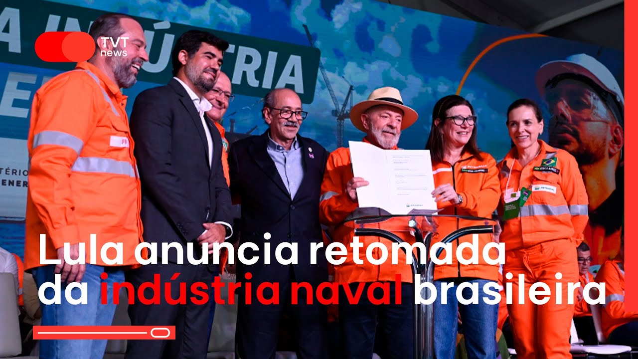 #AOVIVO Lula anuncia investimentos na indústria naval |  PGR prepara denúncia contra Bolsonaro