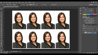 How to Create  a passport size photo in adobe Photoshop cc | Photoshop tutorial