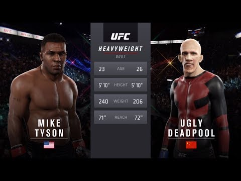 Mike Tyson vs. Deadpool (EA Sports UFC 2) - Crazy UFC 👊🤪