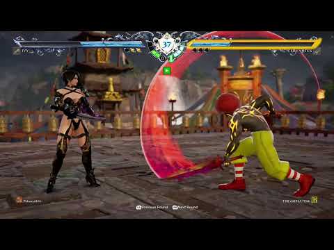SOULCALIBUR VI : Ivy reached B5 ! vs Cervantes McDonald's rank match !