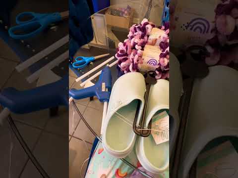 WELP I TRIED.. TIK TOK VIRAL YARN CROCS #tiktokviral #subscribe #craftsathome #craft