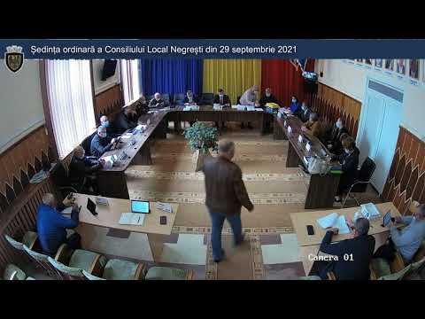 Ședinţa ordinară a Consiliului Local Negrești din 29 septembrie 2021