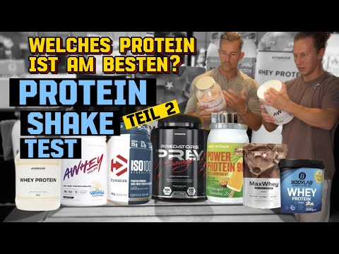 DER GROSSE PROTEINSHAKE TEST - Teil 2 - Welches Protein ist das Beste? Wir testen 7 Proteinpulver!