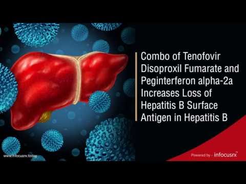 Combo of Tenofovir Disoproxil Fumarate and Peginterferon α-2a Increases Loss of HBsAG in Hepatitis B